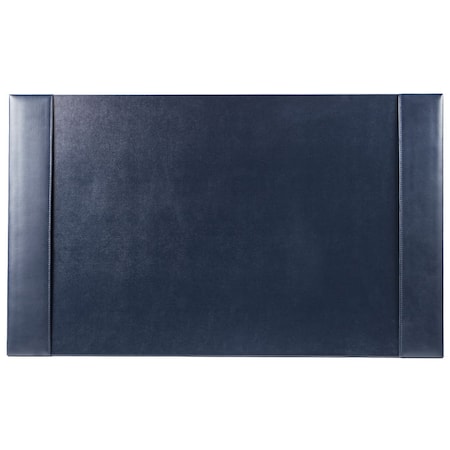 Dacasso Navy Blue Bonded Leather 30" x 18" Desk Pad PR-5003